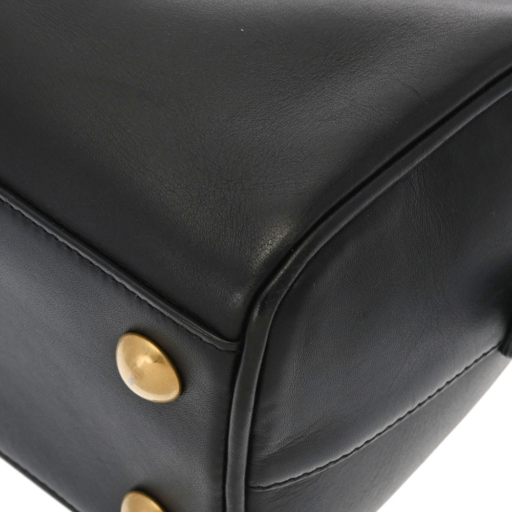 SAINT LAURENT Duffle Bag Black Leather - Picture 7 of 11